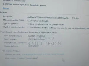 Ordinateur portable HP ProBook 450 4GB AMD A4 HDD 500GB
