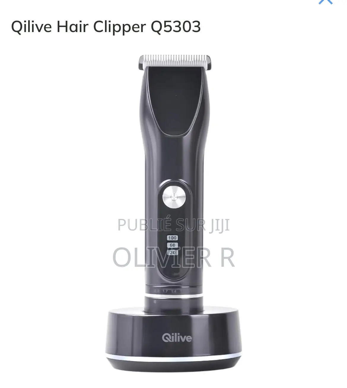 Tondeuse À Cheveux Qilive Hair Clipper Q5303 – Neuve Sous Boîte