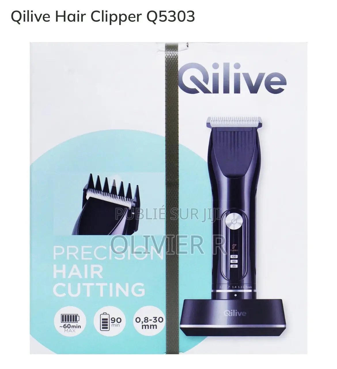 Tondeuse À Cheveux Qilive Hair Clipper Q5303 – Neuve Sous Boîte