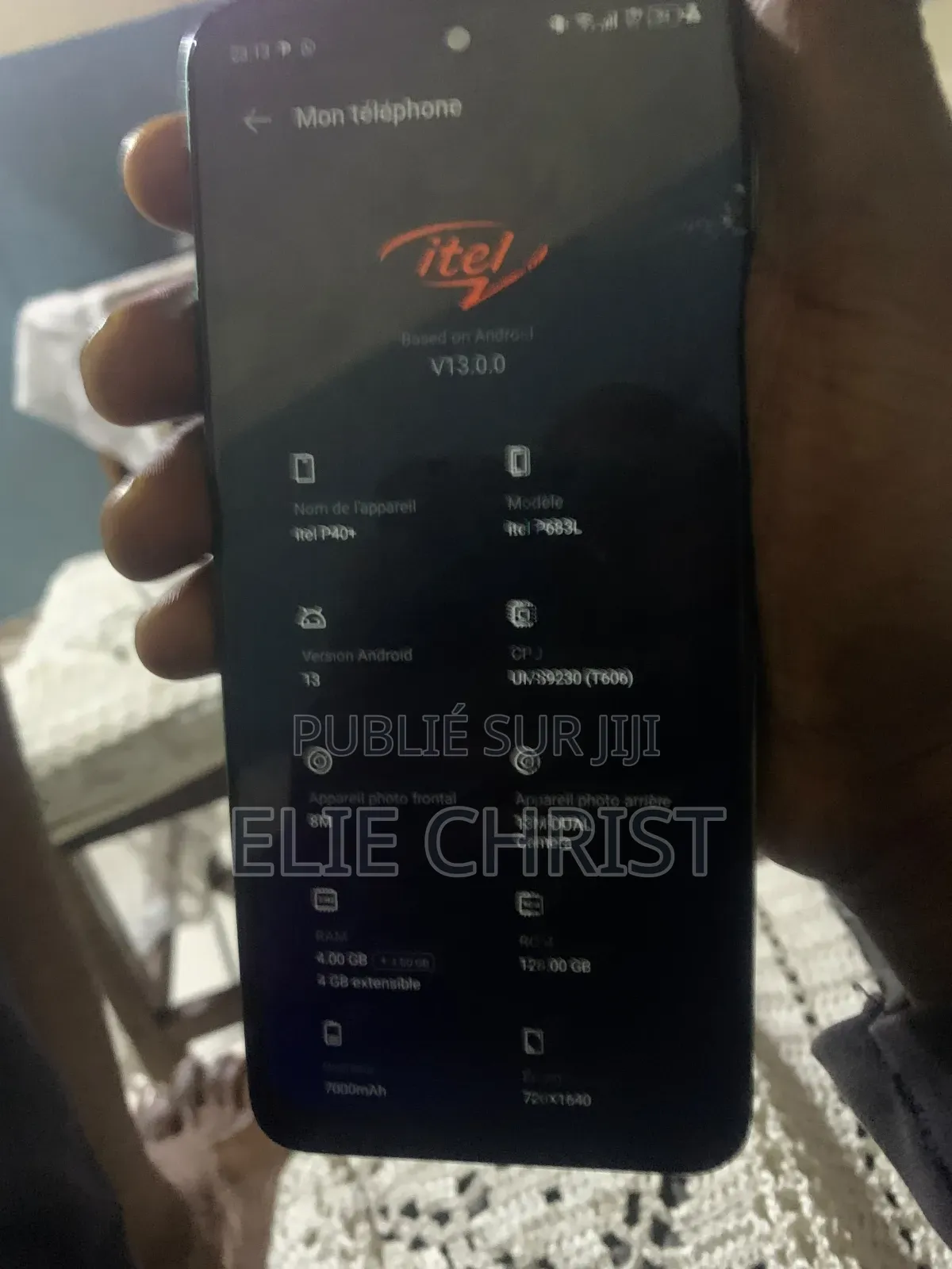 Itel P40+ 128 GB Vert