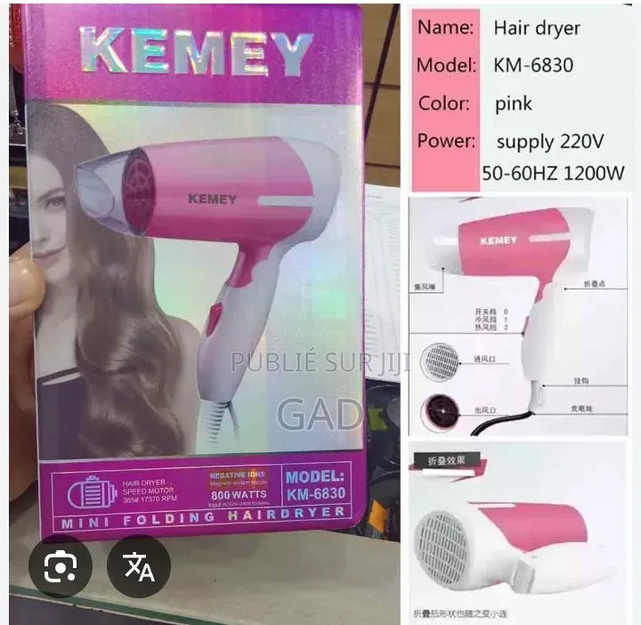 Mini Sèche Cheveux Électrique