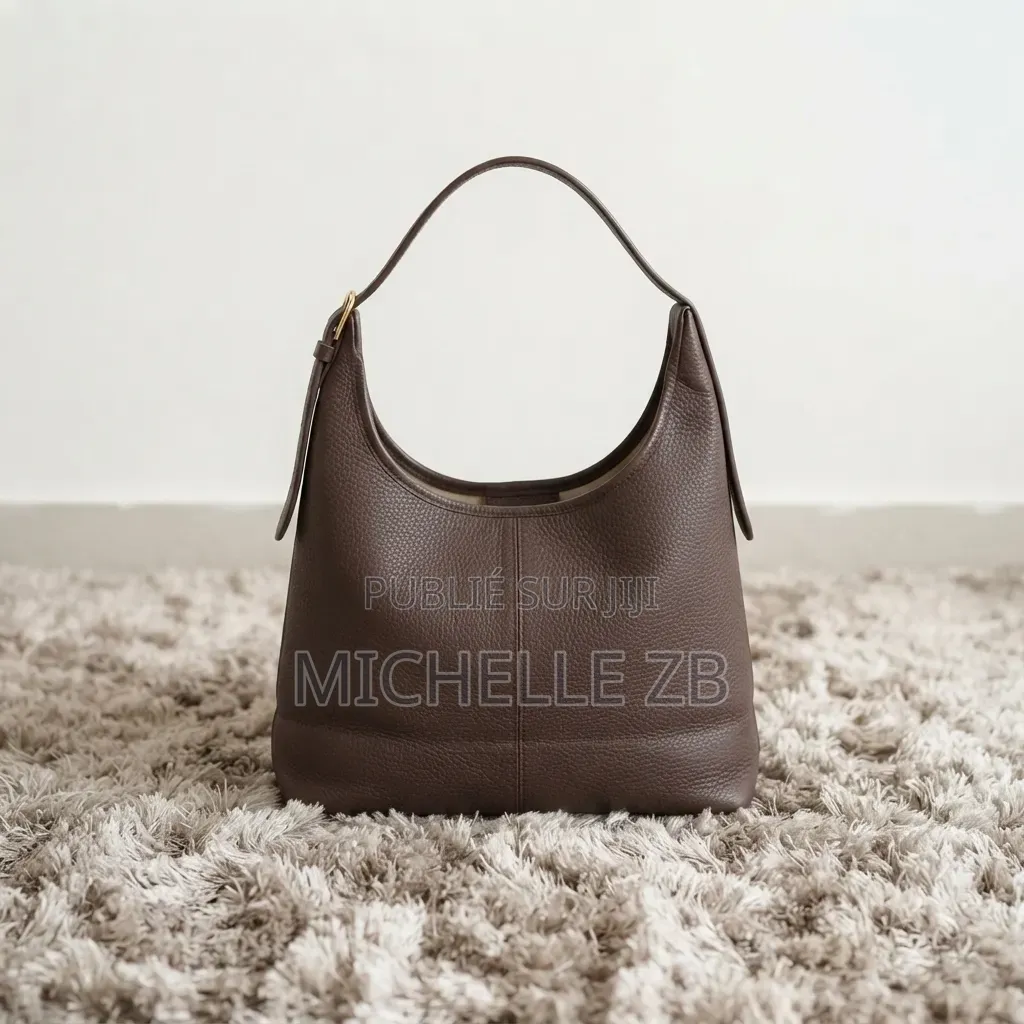 Sac Hobo Élégant – Couleur Brun Chocolat – Style Minimaliste