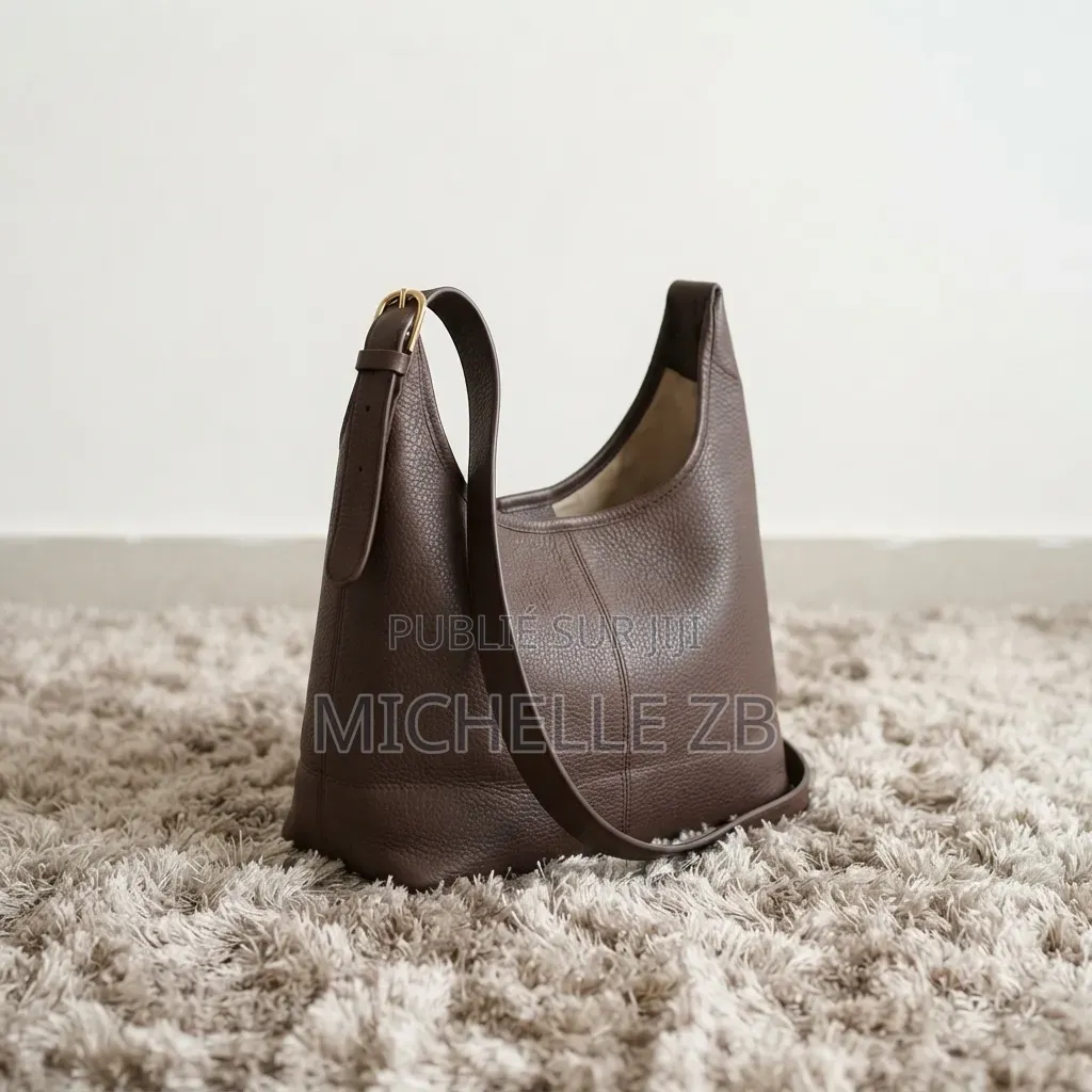 Sac Hobo Élégant – Couleur Brun Chocolat – Style Minimaliste