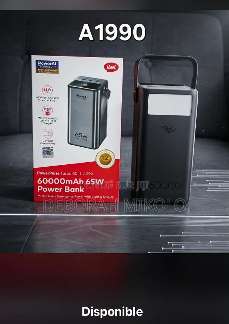 Nouveau Itel Power 900 Noir