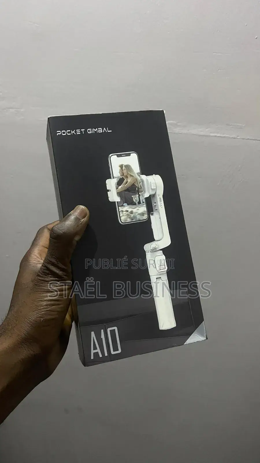 Stabilisateur Phone ( Pocket Gimbal A10 ) Avec Bluetooth Et Led