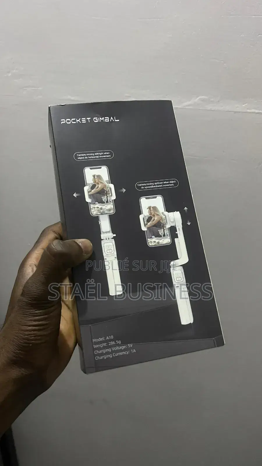 Stabilisateur Phone ( Pocket Gimbal A10 ) Avec Bluetooth Et Led