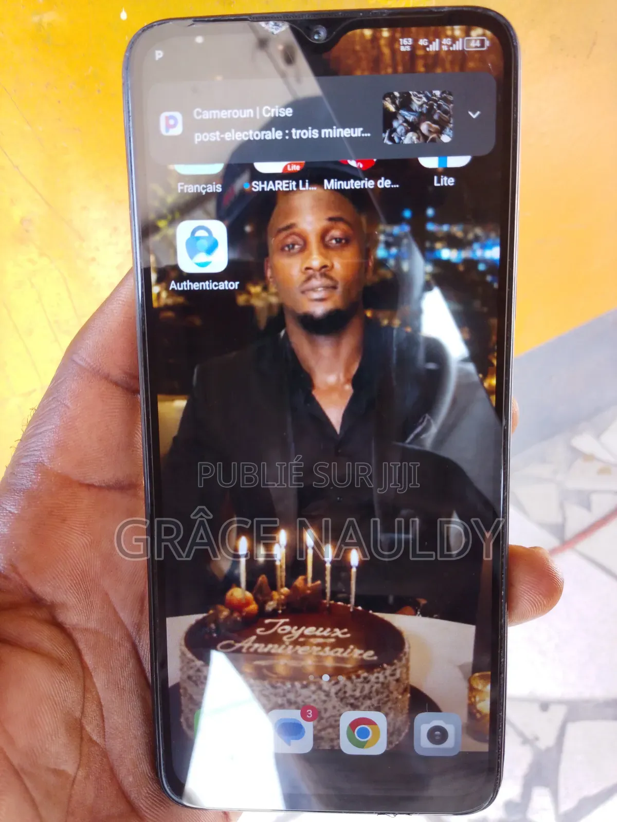 Itel A70 128 GB Noir