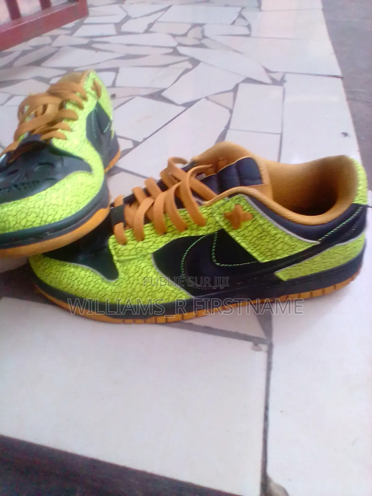 Nike Sb Vert Jaune Taille 42