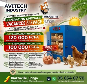 Couveuse Automatique 140 Œufs Professionnelle - Avitech Industry
