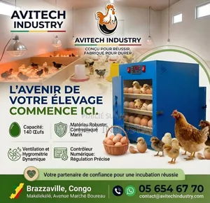 Couveuse Automatique 140 Œufs Professionnelle - Avitech Industry