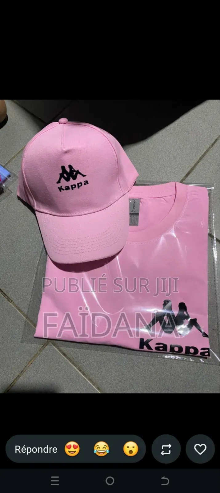 Ensemble T-Shirt Plus Casquettes