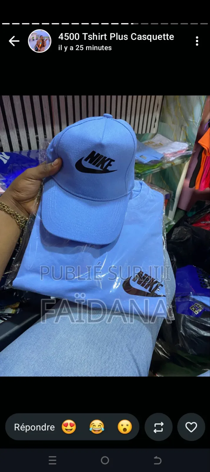 Ensemble T-Shirt Plus Casquettes