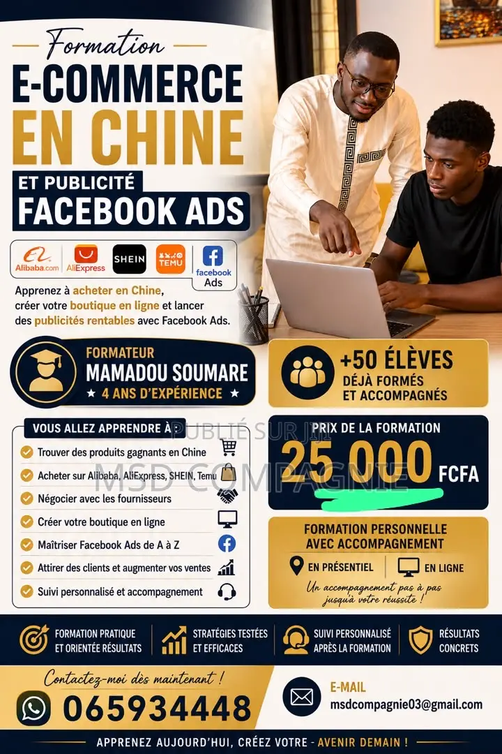 Formation E-Commerce Et La Publicité Facebook Ads