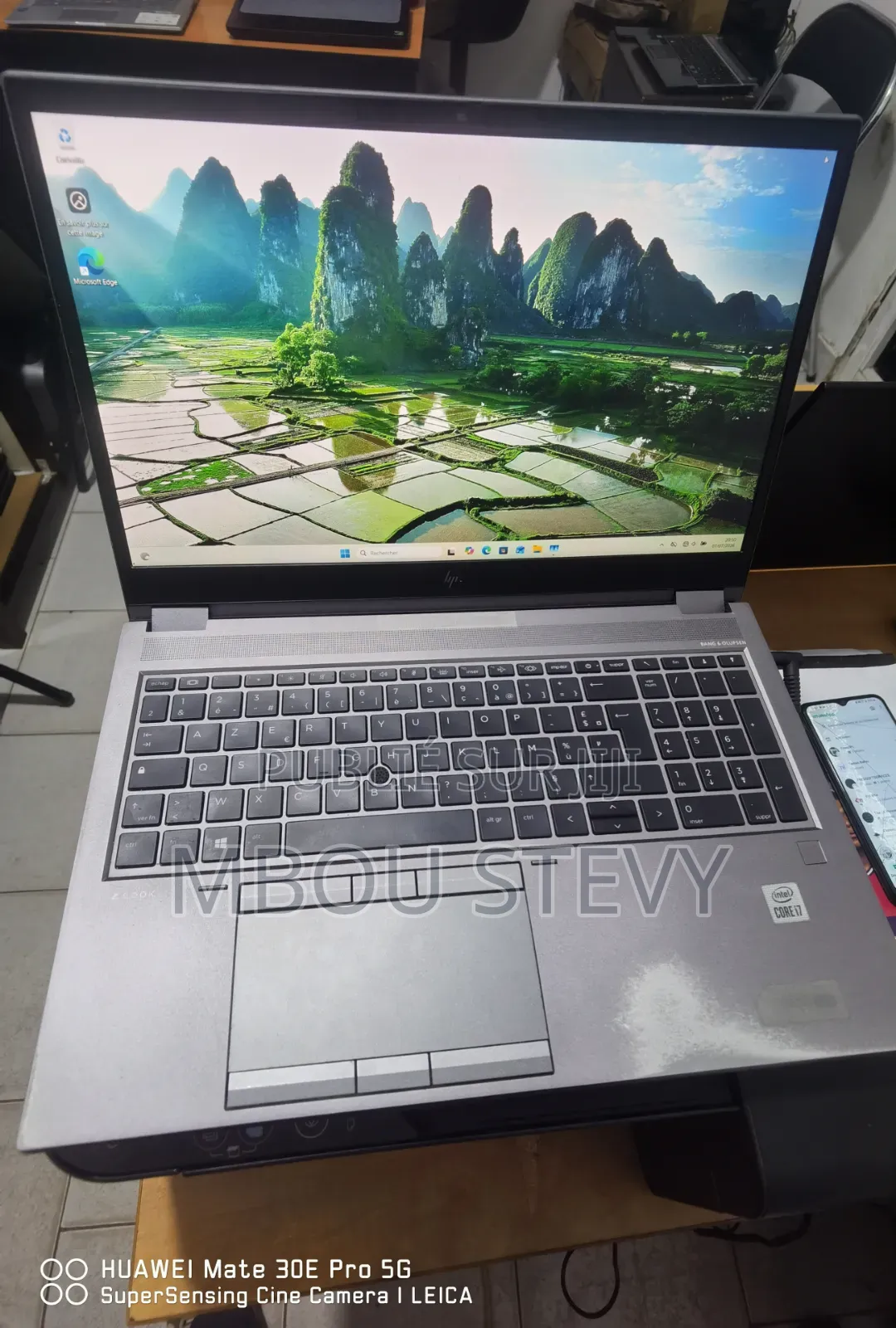 Ordinateur portable HP Zbook Fury 15 G7 32GB Nvidia SSD 512GB