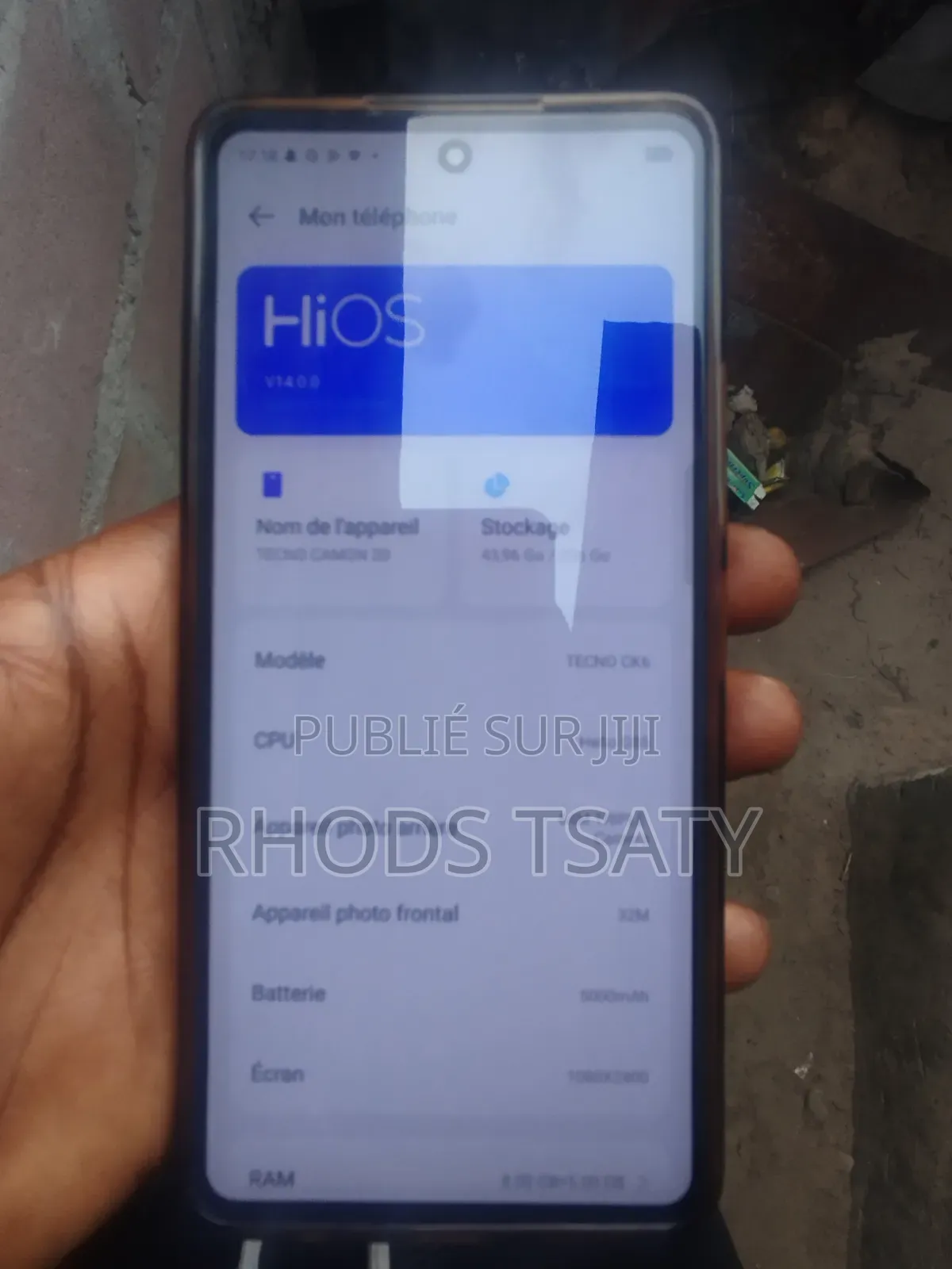 Tecno Camon 20 256 GB Bleu