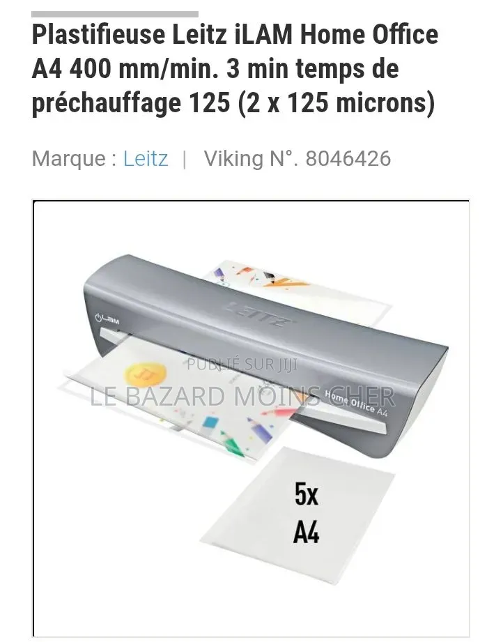 Appareil Électrique De Plastification d'Occasion