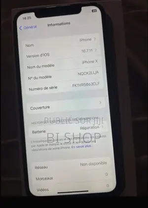 Nouveau Apple iPhone X 256 GB Blanc