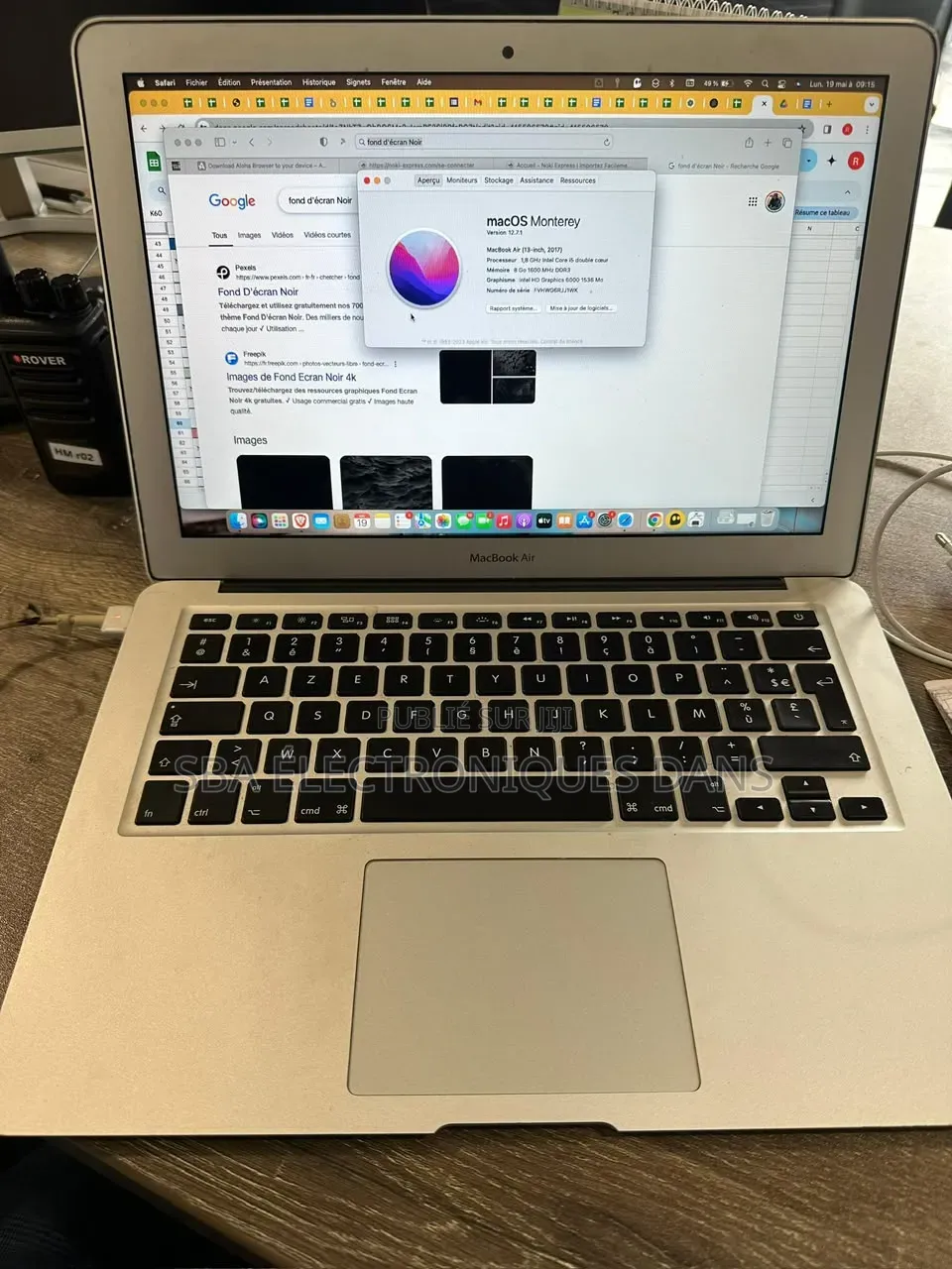 Ordinateur portable Apple MacBook 2017 16GB Intel Core i7 HDD 512GB