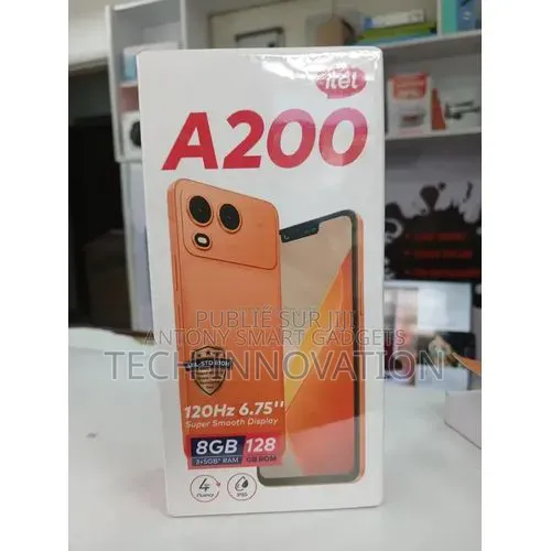 Nouveau Itel A200+ 128 GB Orange
