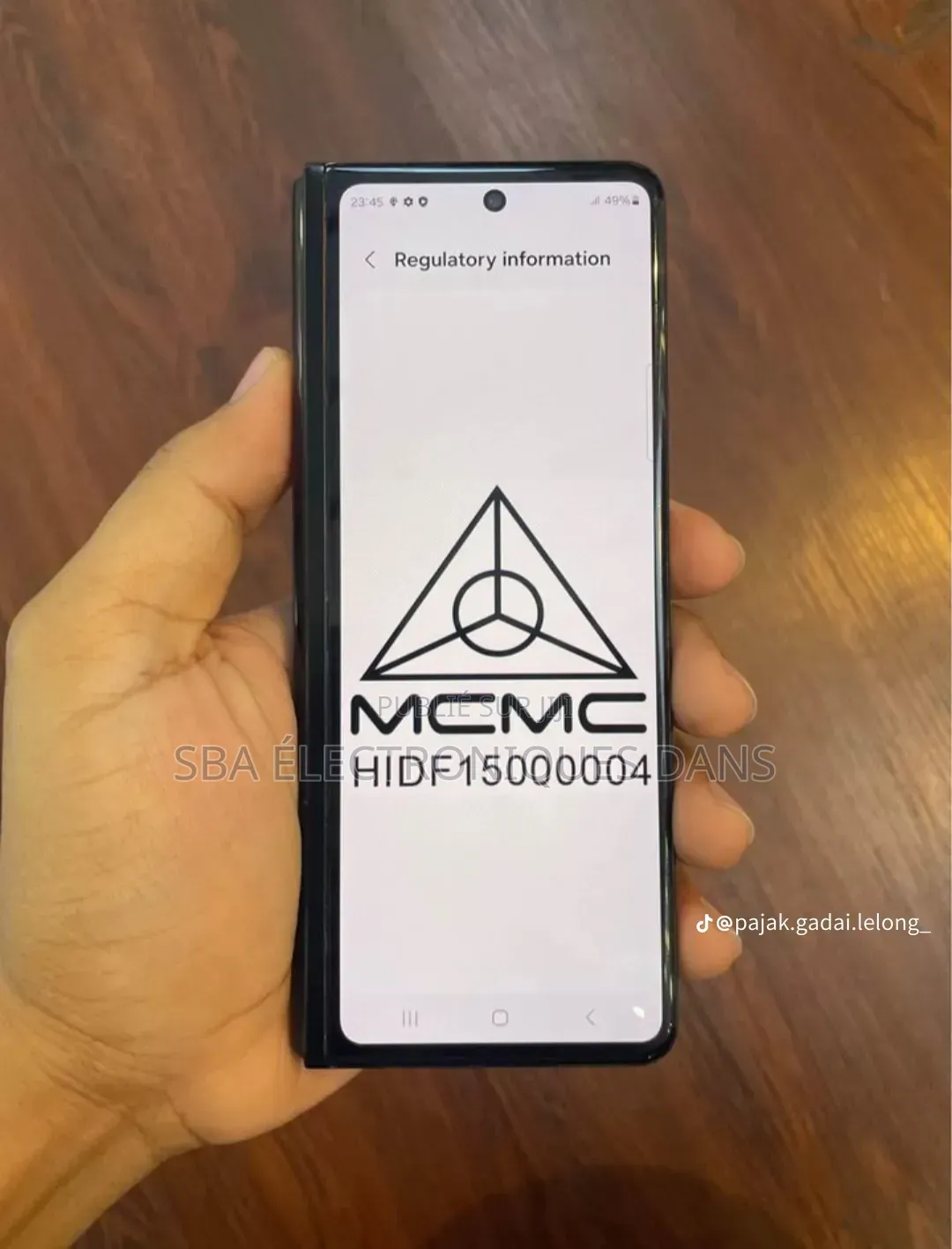 Samsung Galaxy Z Fold 3 256 GB Noir
