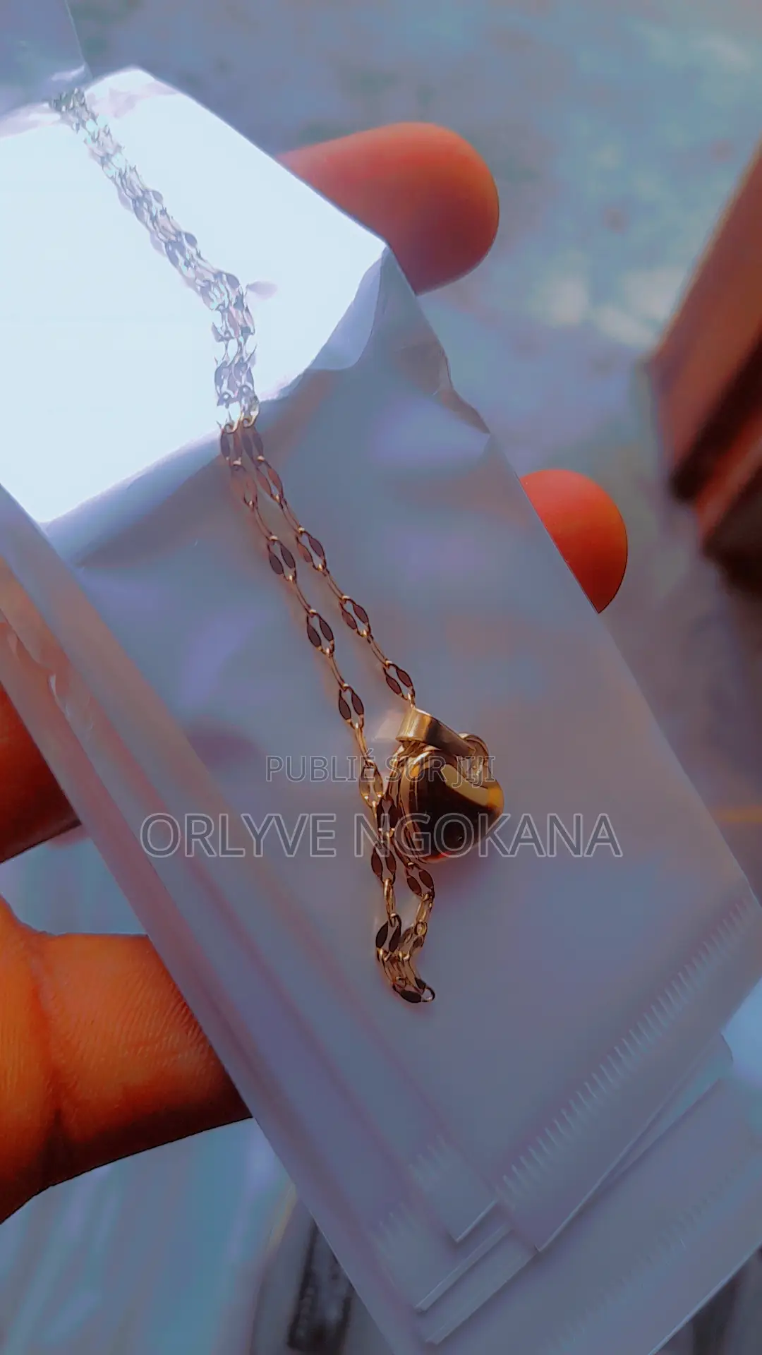 Ensemble Bijoux En Or Plaque Acier Inoxydable