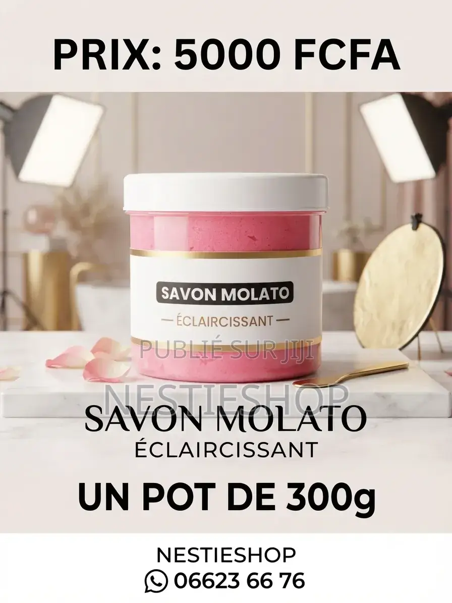 Savon Molato Éclaircissant, Gommant, Exfolient La Peau