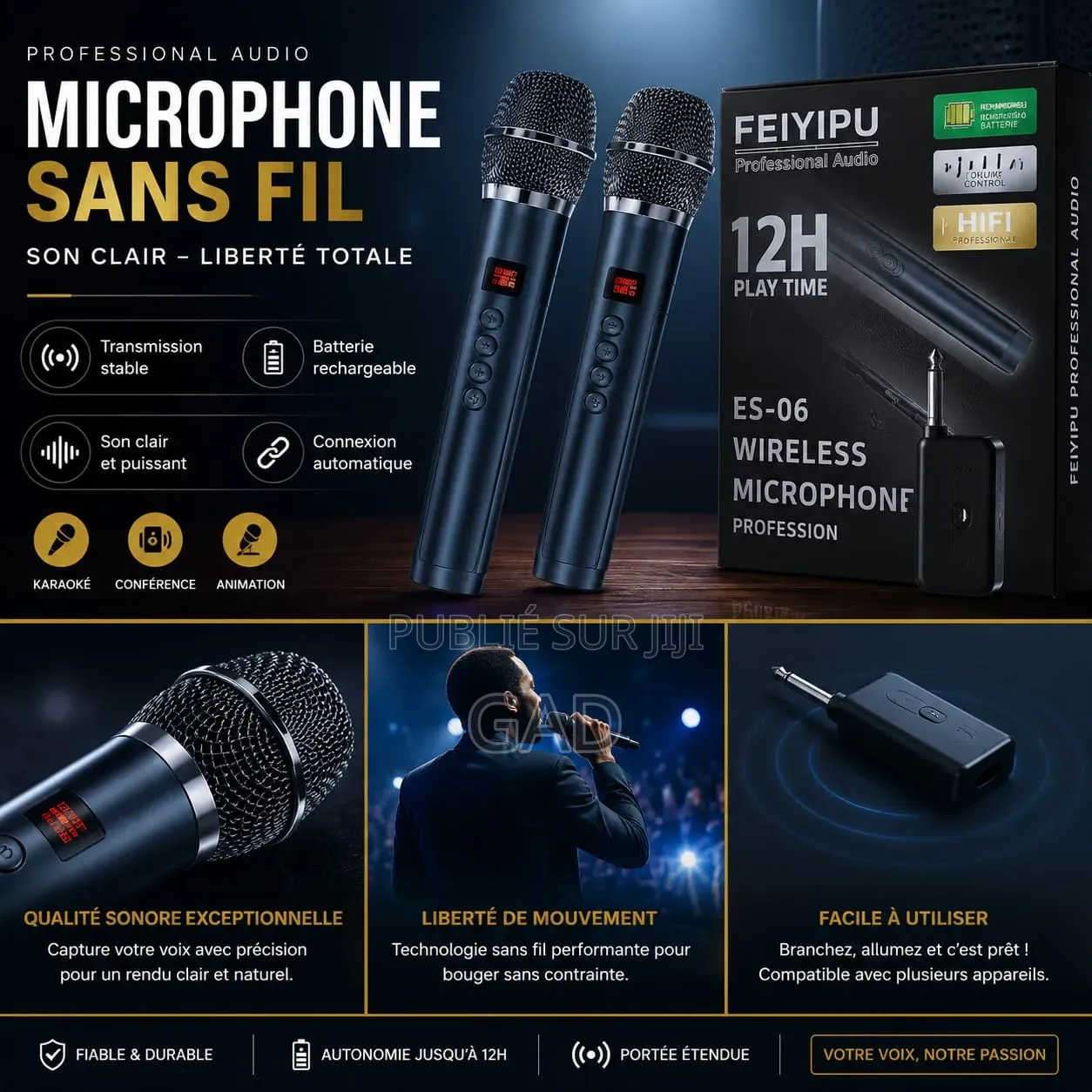 Micro Baladeur Rechargeable
