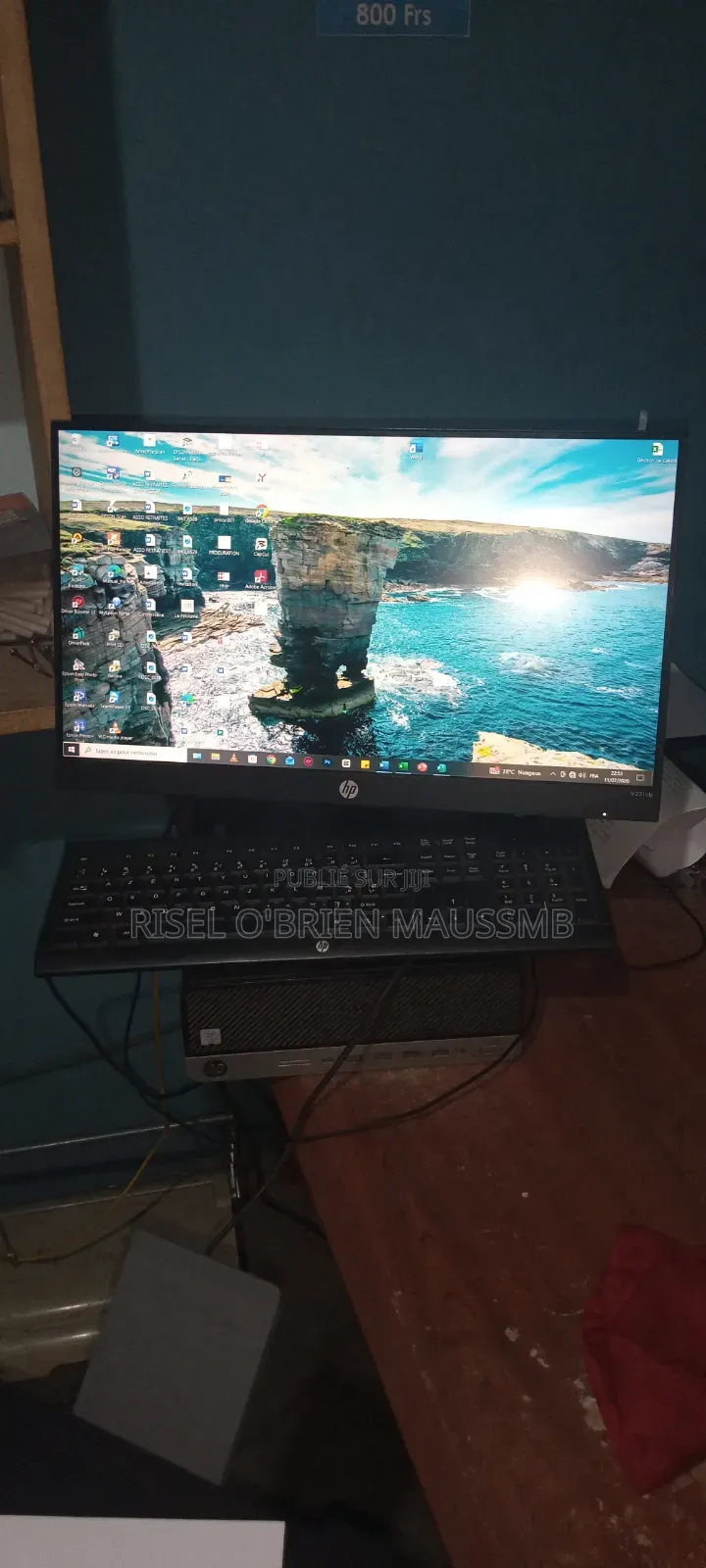 Ordinateur de bureau HP ProDesk 600 G3 4GB Intel Core i3 SSD 500GB