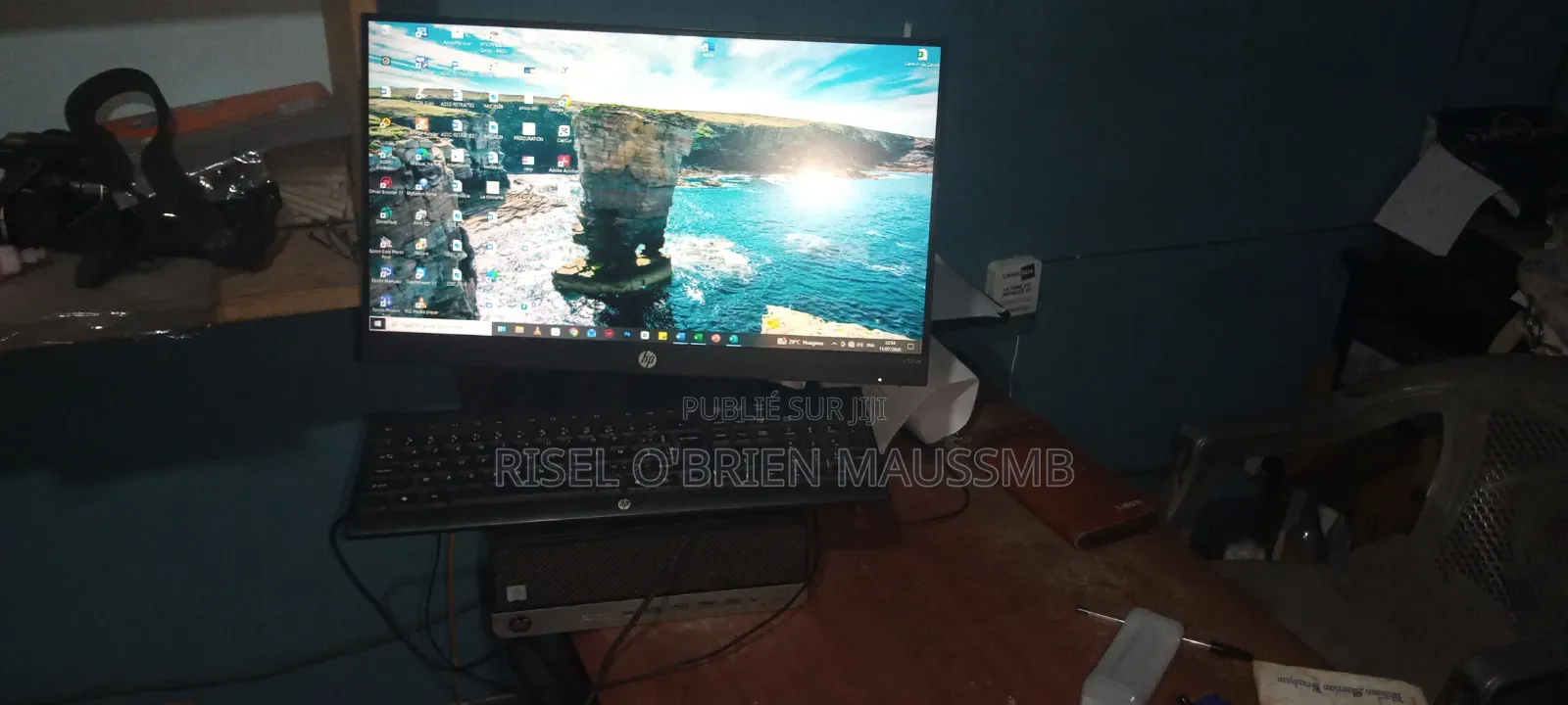 Ordinateur de bureau HP ProDesk 600 G3 4GB Intel Core i3 SSD 500GB