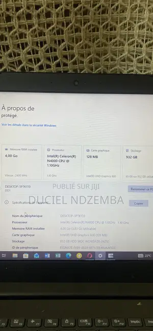 Ordinateur portable Lenovo IdeaPad 330 4GB Intel HDD 1T