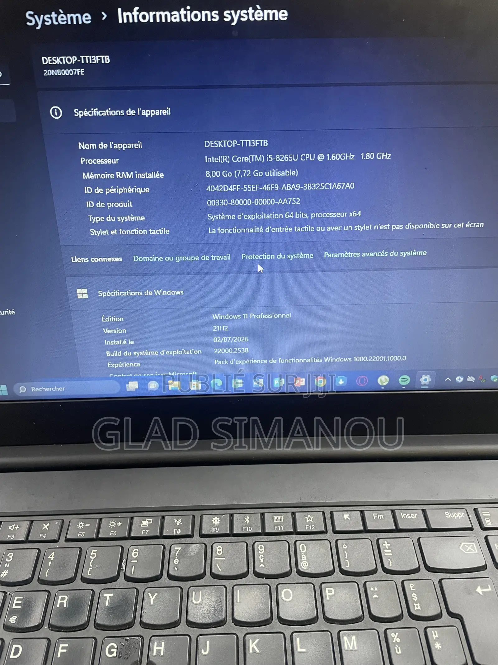 Ordinateur portable Lenovo Chromebook C330 8GB Intel Core i5 SSD 500GB