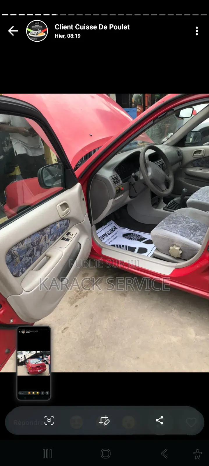 Toyota Corolla 2018 Rouge