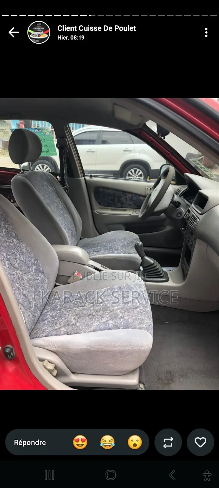 Toyota Corolla 2018 Rouge