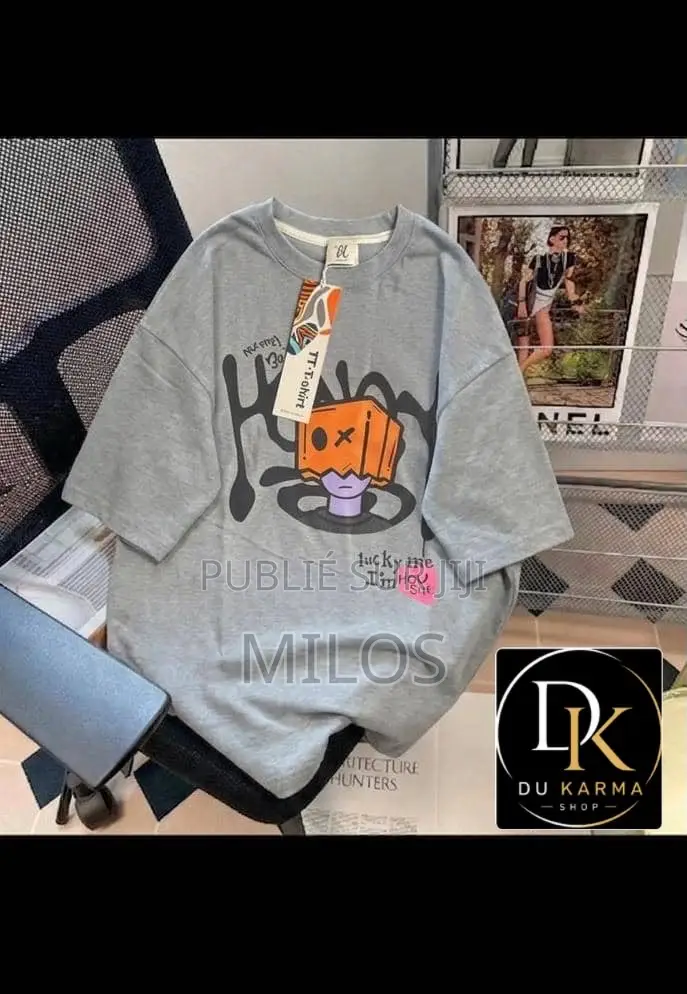 T-Shirt Très Lourd en Coton