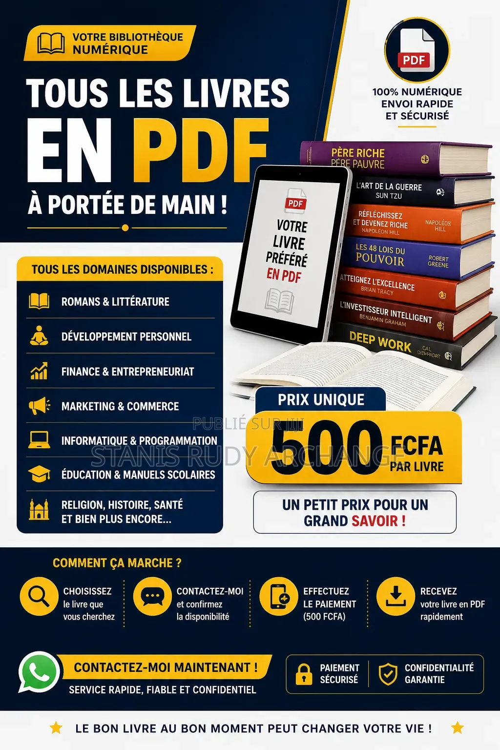 Des Milliers De Livres PDF Disponibles Sur Demande !