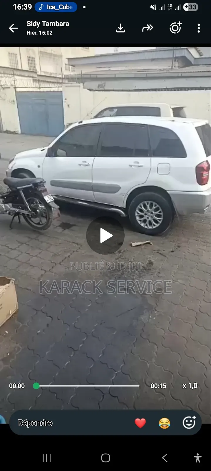 Toyota RAV4 2015 Blanc
