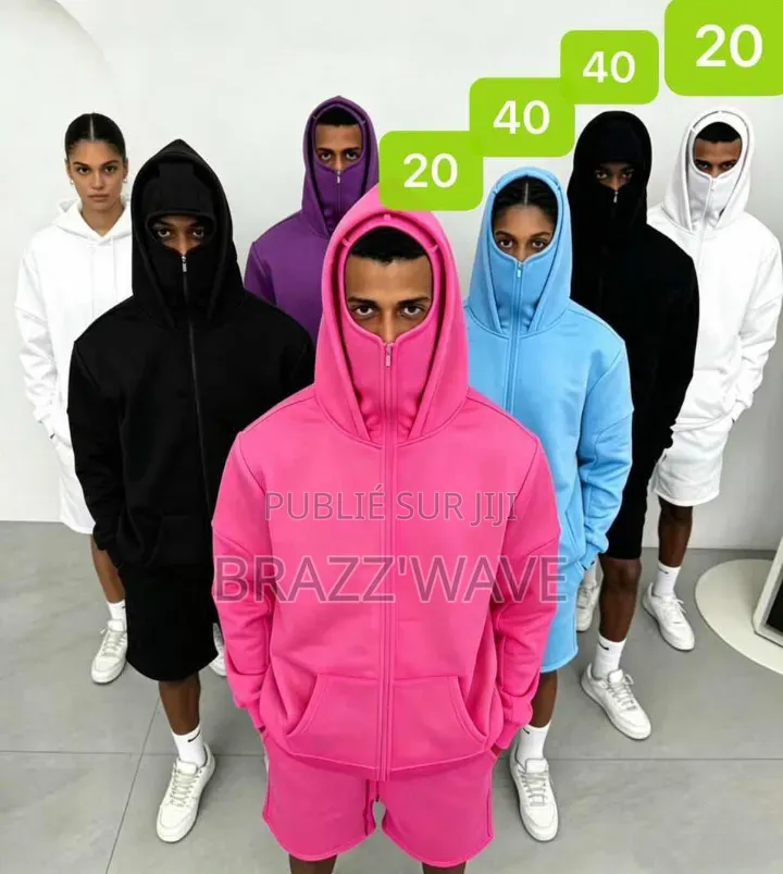 Ensemble Survêtement Cagoule Zippé