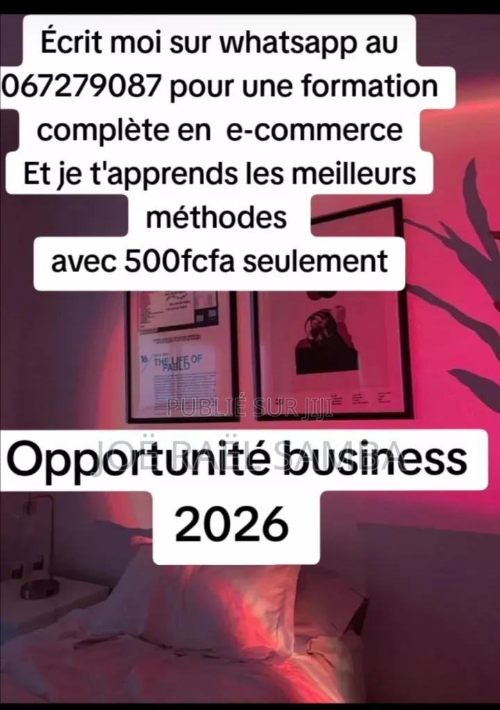 Formation Pour Gagner Au Moins 50000fcfa /Moi Depuis Chez Soi