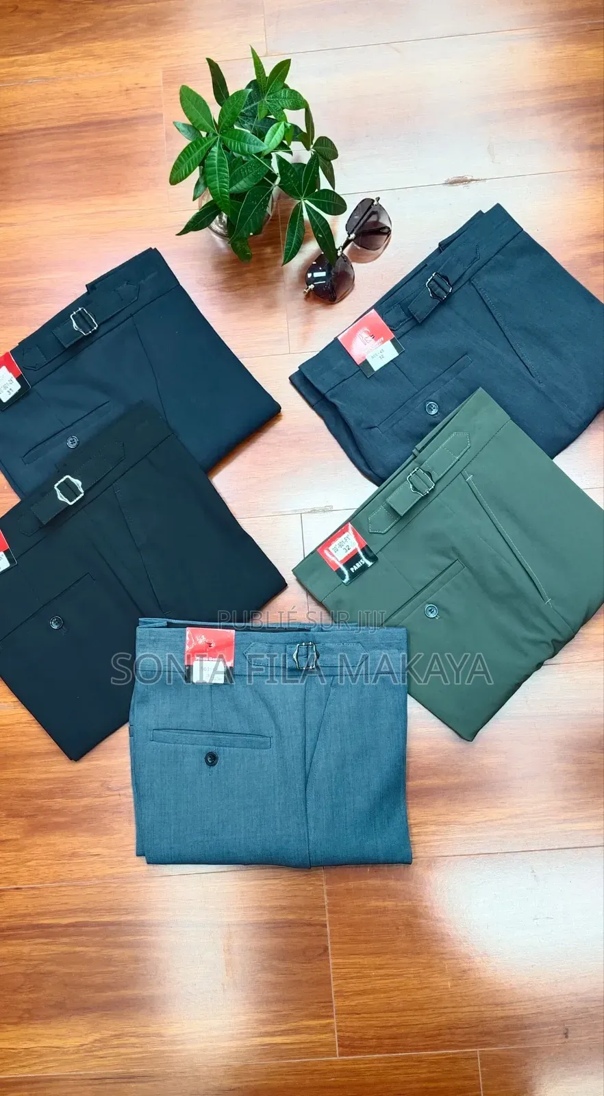 Pantalon Tissu Lourd Homme