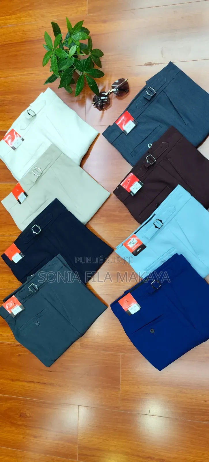 Pantalon Tissu Lourd Homme