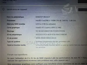 Ordinateur portable Lenovo G40 8GB Intel Core i3 SSD 128GB
