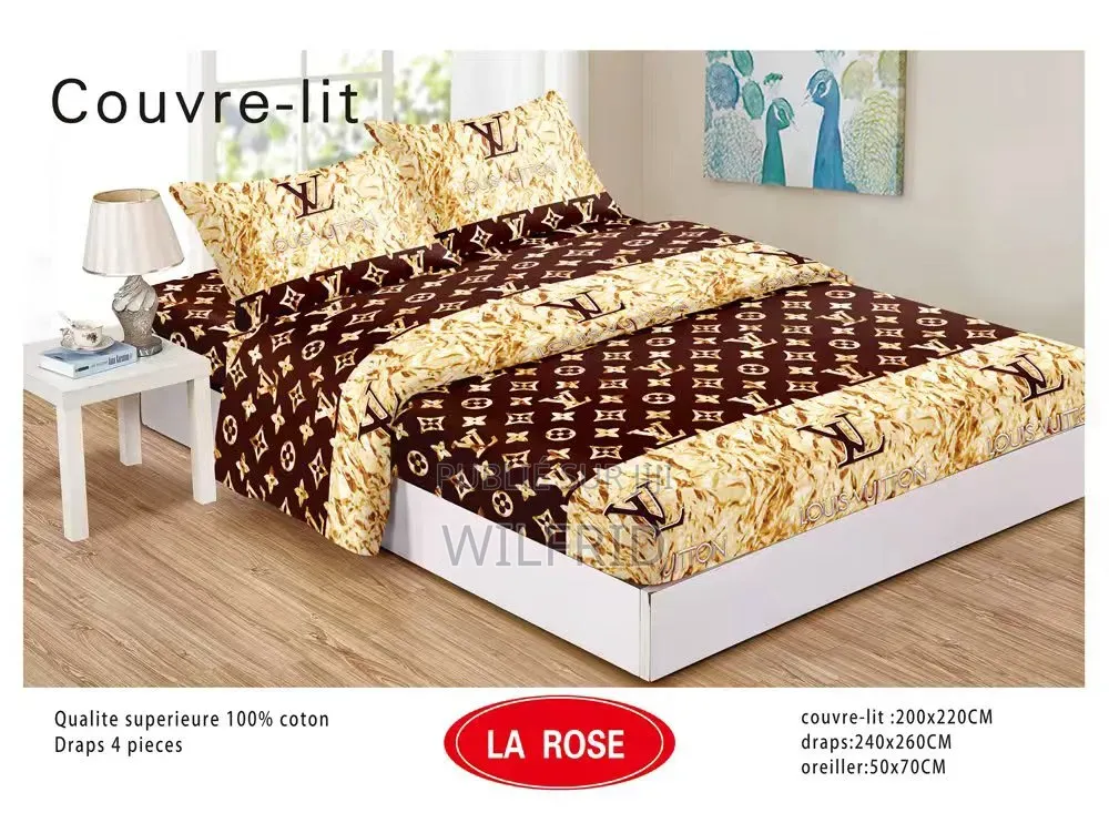 Draps De Lit en Coton