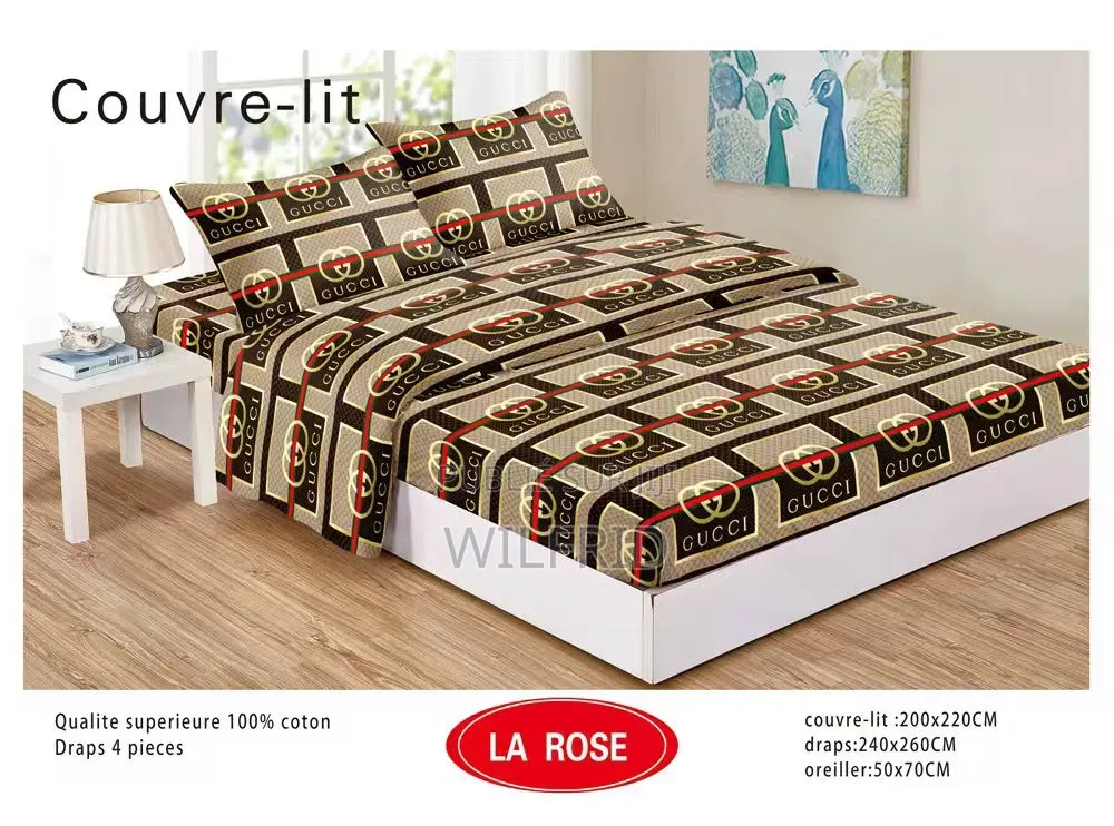 Draps De Lit en Coton