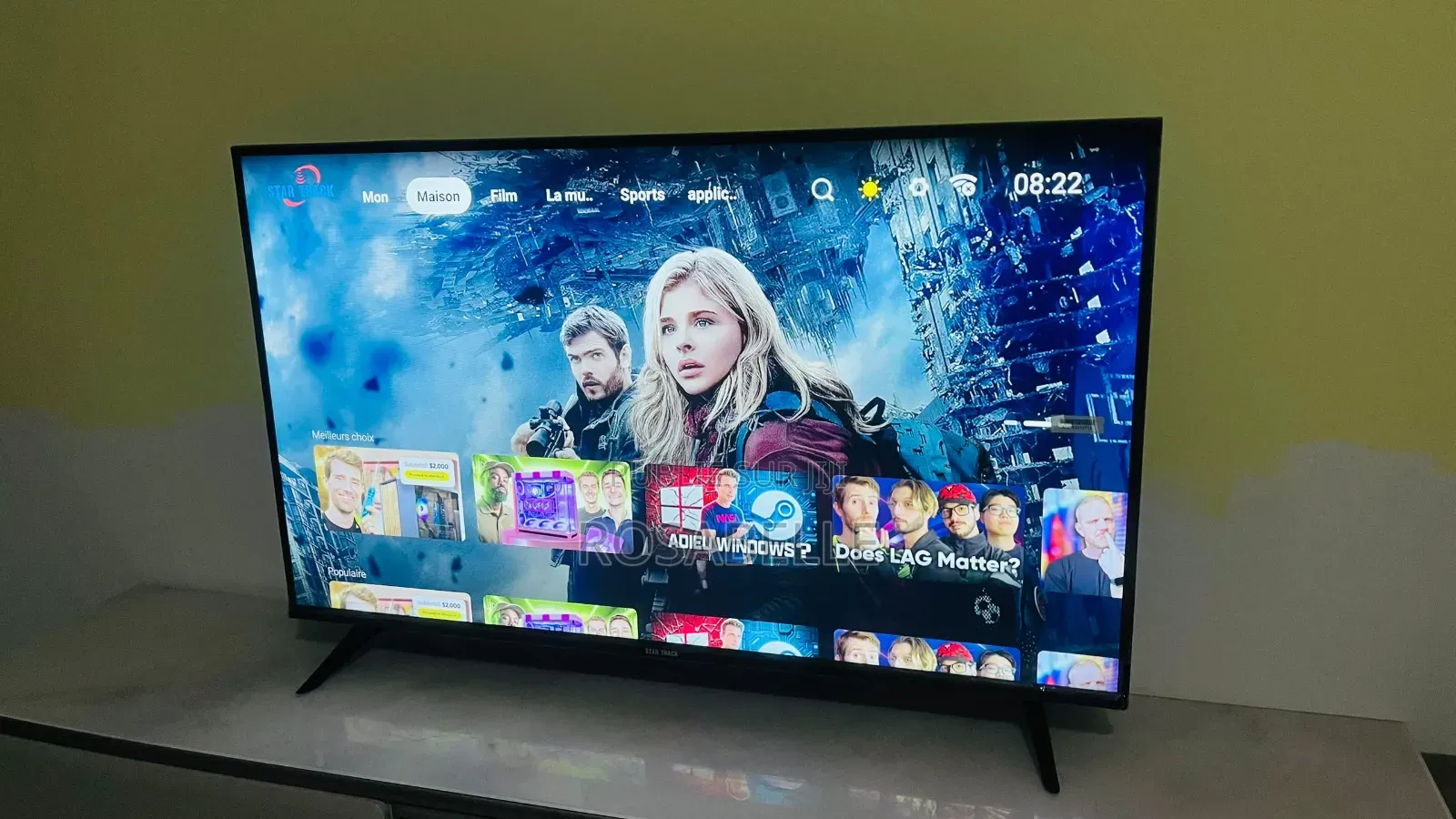 *TV Smart Android StarTrack 43 Pouce*, Prix : 100.00/Fcfa Mon Prix*