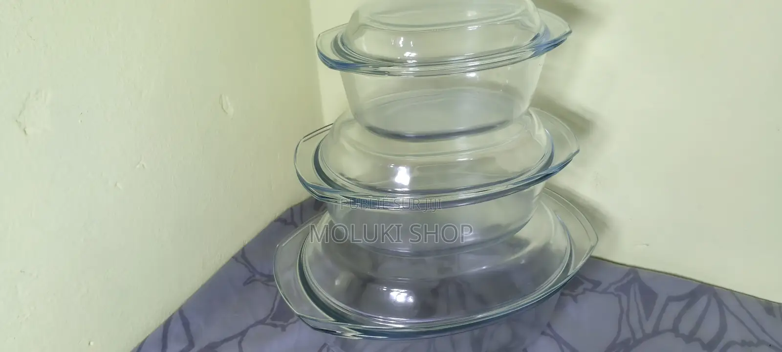 Cocottes en Verre Avec Couvercle