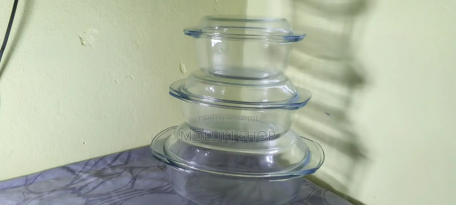 Cocottes en Verre Avec Couvercle