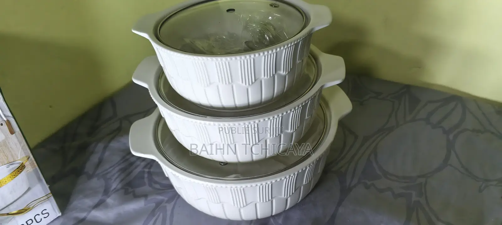 Service De Soupières en Porcelaine