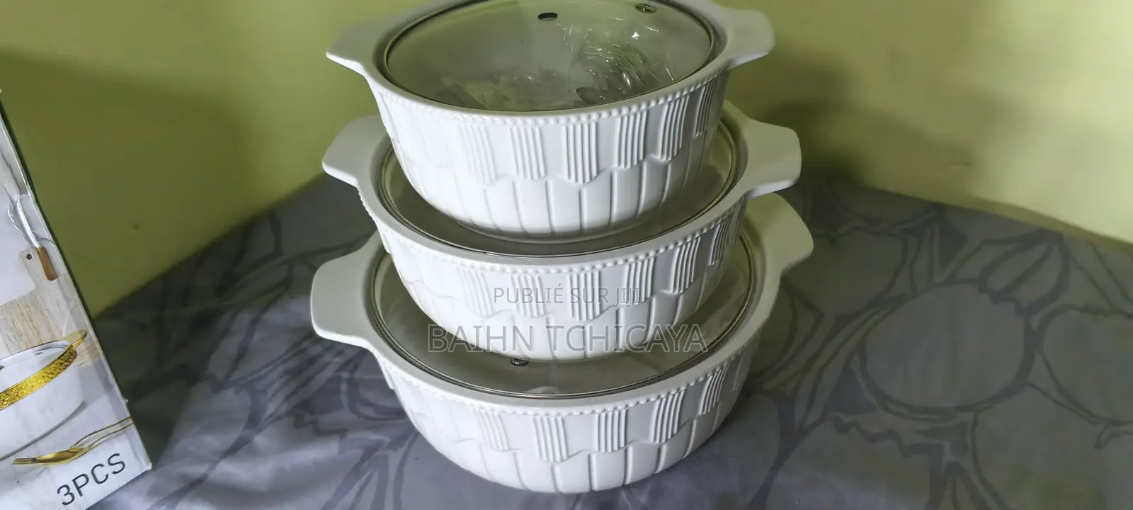Service De Soupières en Porcelaine