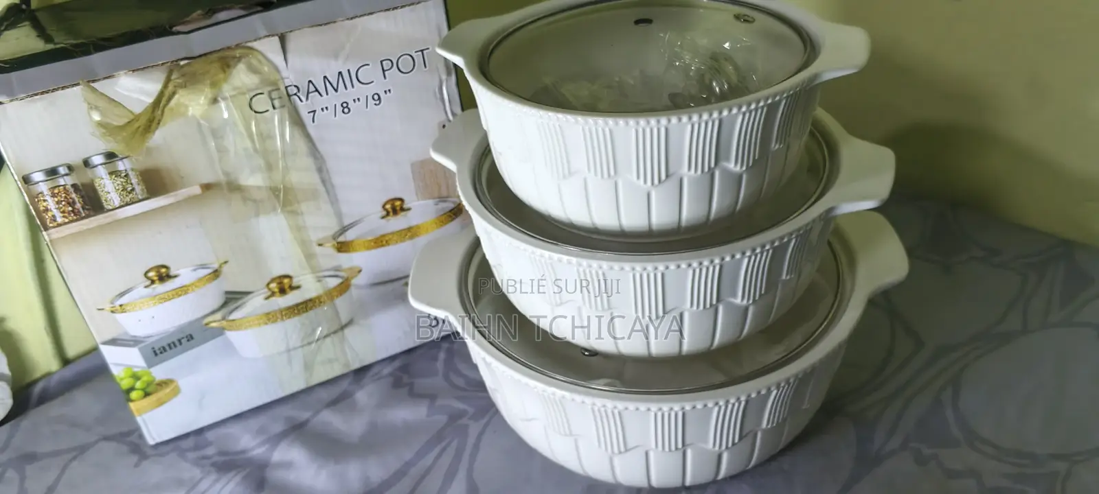 Service De Soupières en Porcelaine