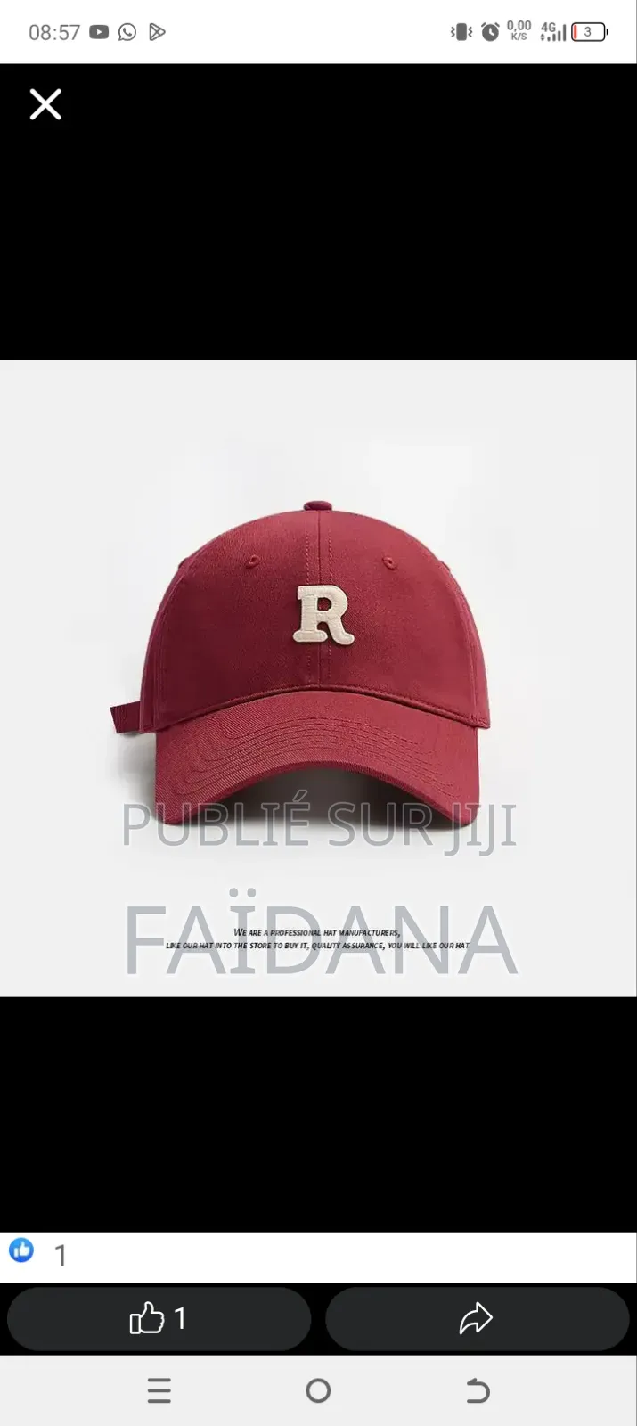 Tshirt Plus Casquette